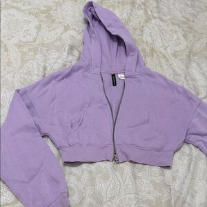 H&M Divided Lavender Full-Zip Hoodie